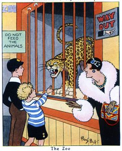 動物園、1936 作： René Bull